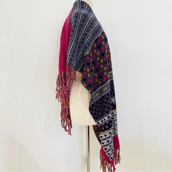 Anthropologie Angel of the North lambswool blend beautiful oversized scarf NEW - Picture 8 of 13